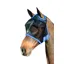 Hy Equestrian Mesh Half Mask Without Ears - Black/Palace Blue